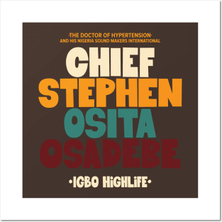 Osita Osadebe - Embodying Igbo Highlife Excellence Posters and Art